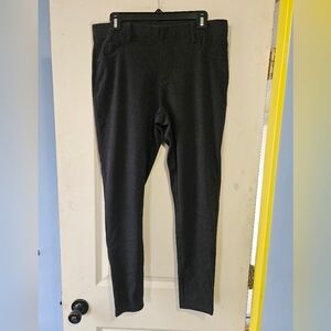 Serra High Waisted Compression Leggings in Black (Size: L)